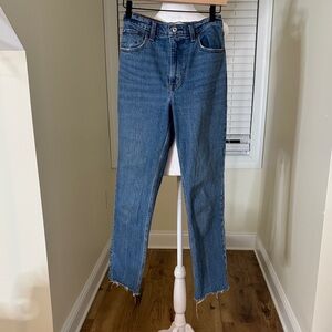 Abercrombie & Fitch Blue Straight Leg Jeans